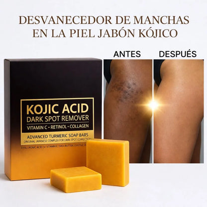 Jabón con acido kojico valtic glutatione